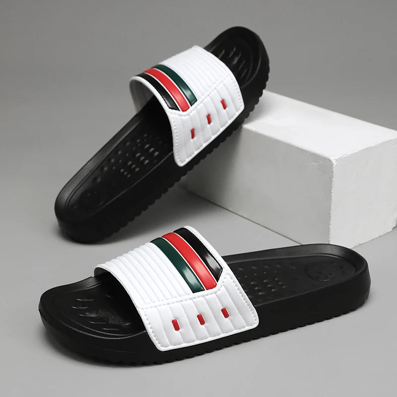 Indoor Home Men Bedroom Slippers All Season Youth Casual Sandals Swimming Water Pool Boy Walking Slides