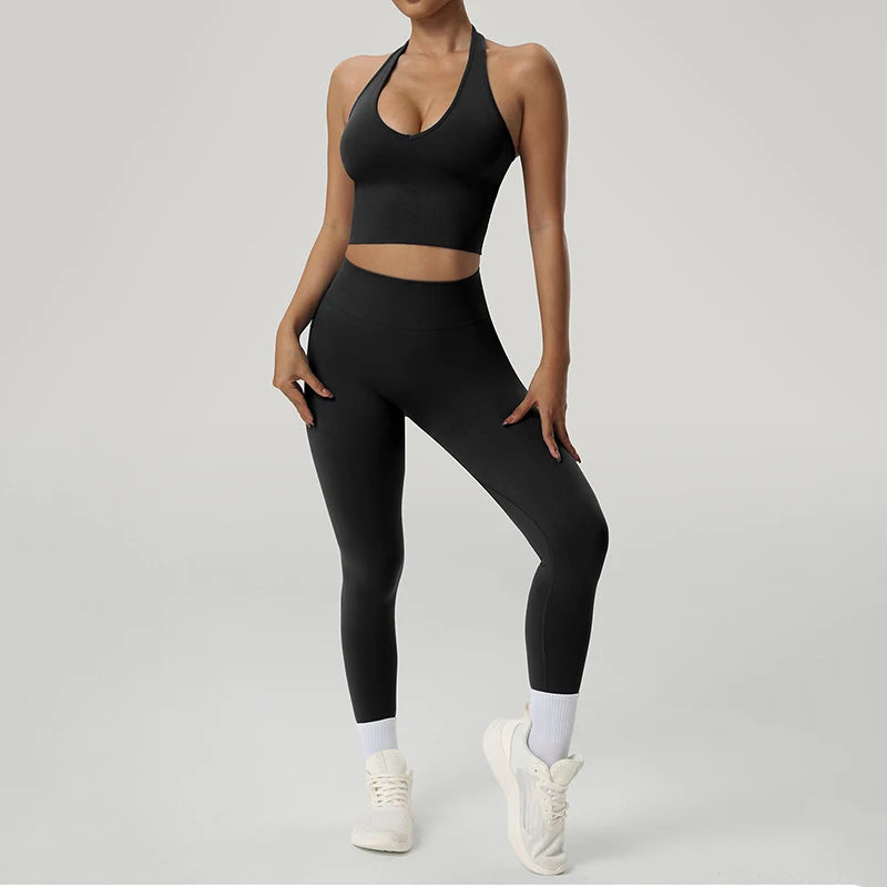 Seamless Sports Bra Women Impact Strappy Gym Top Yoga Activewear Woman Tank Tops Fitness Workout Clothing Gym Sportswear