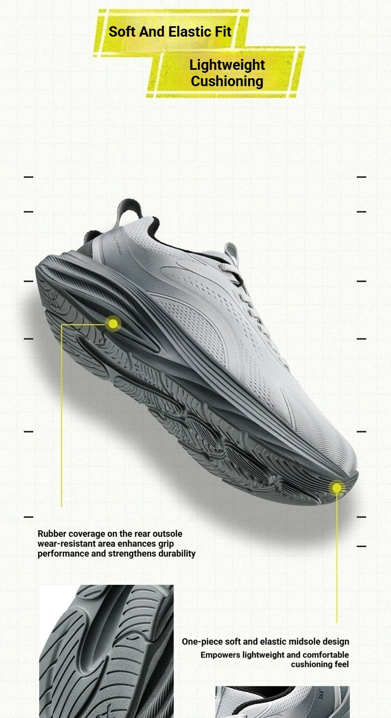 361 Degrees FengYa 2.0 Men’s Running Shoes – Lightweight Breathable Cushioned Sports Sneakers for Training & Daily Running