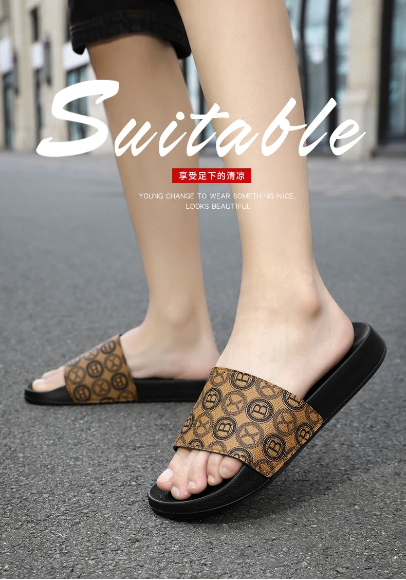 Daily Outdoor Walking Slipper Men Fashionable Summer Beach Water Shoes Comfortable Youth New Cool Sandals Seaside Slides