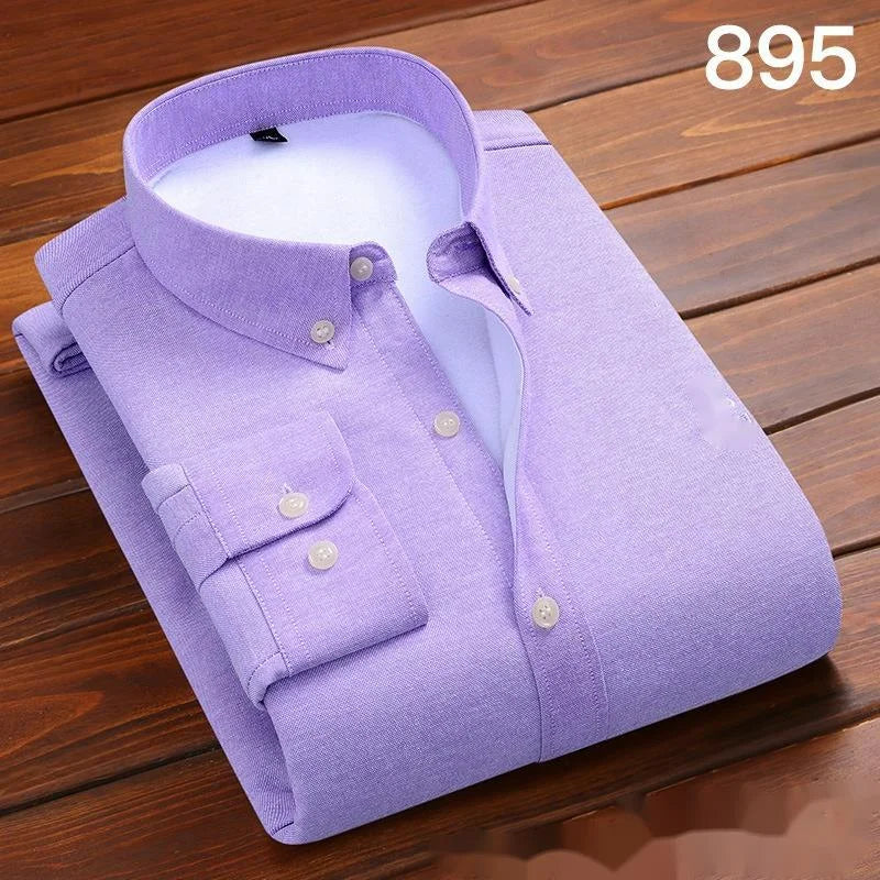 Reversknopf Allgleiches Stickerei Warme Hemden Herrenbekleidung Herbst Neue Übergroße Casual Tops Lose Koreanische Hemd