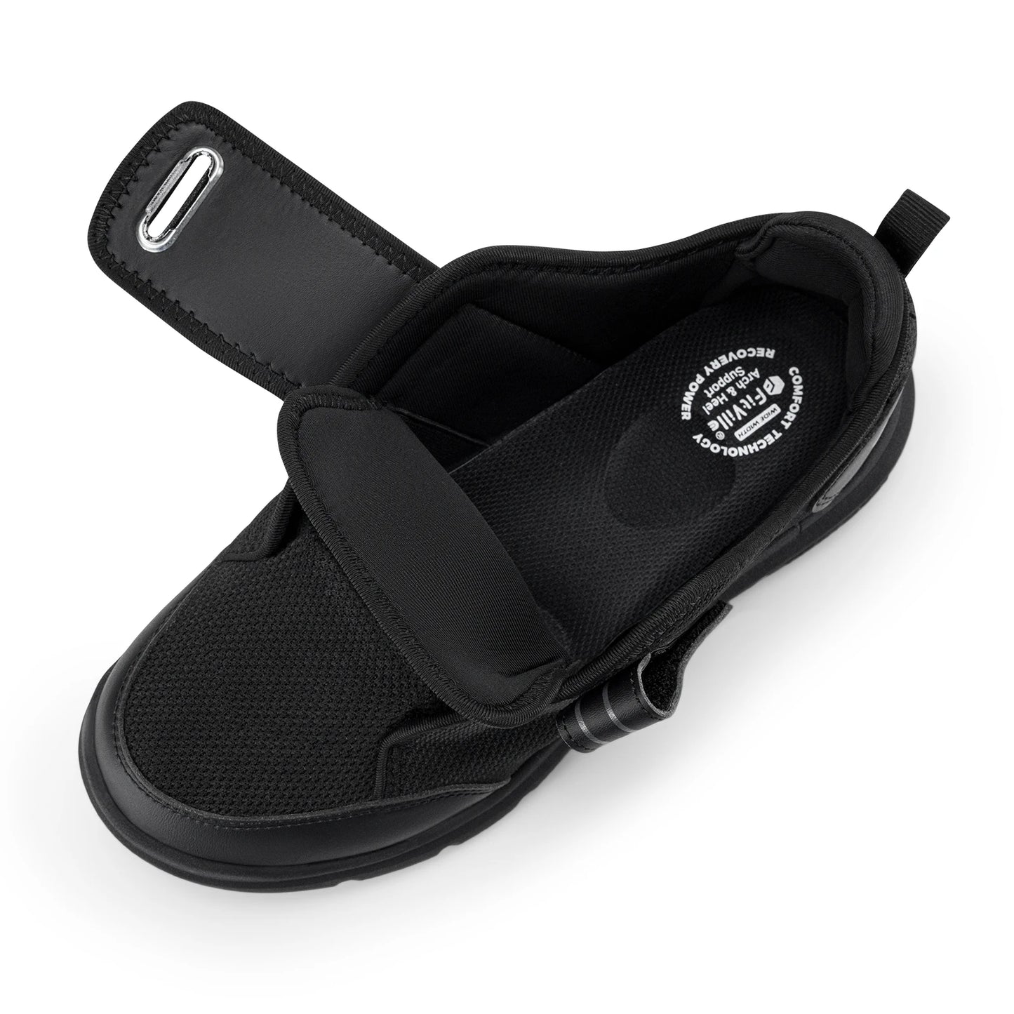 Diabetic Shoes for Men's Extra Wide, Hook, and Loop Walking Shoes for Elderly for Swollen Foot Pain Relief Neuropathy