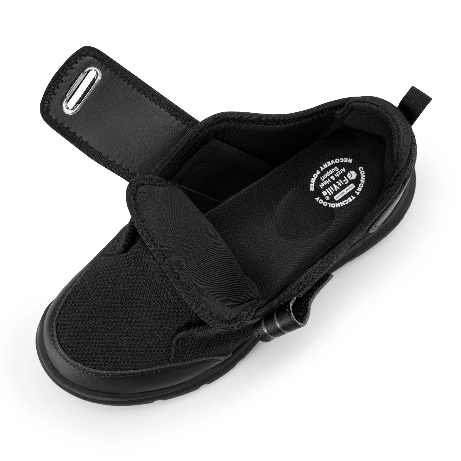 Diabetikerschuhe für Herren, extra breit, mit Klettverschluss, für ältere Menschen, zur Linderung von geschwollenen Füßen und Neuropathie