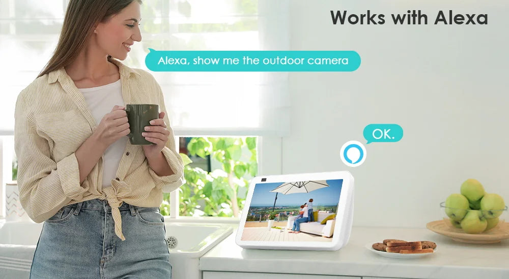 BESDER 8MP 4K Dual Lens Ultra wide angle 180° Wifi IP Camera Cecurity Protection Ai Human Detect Security Surveillance ICSEE APP