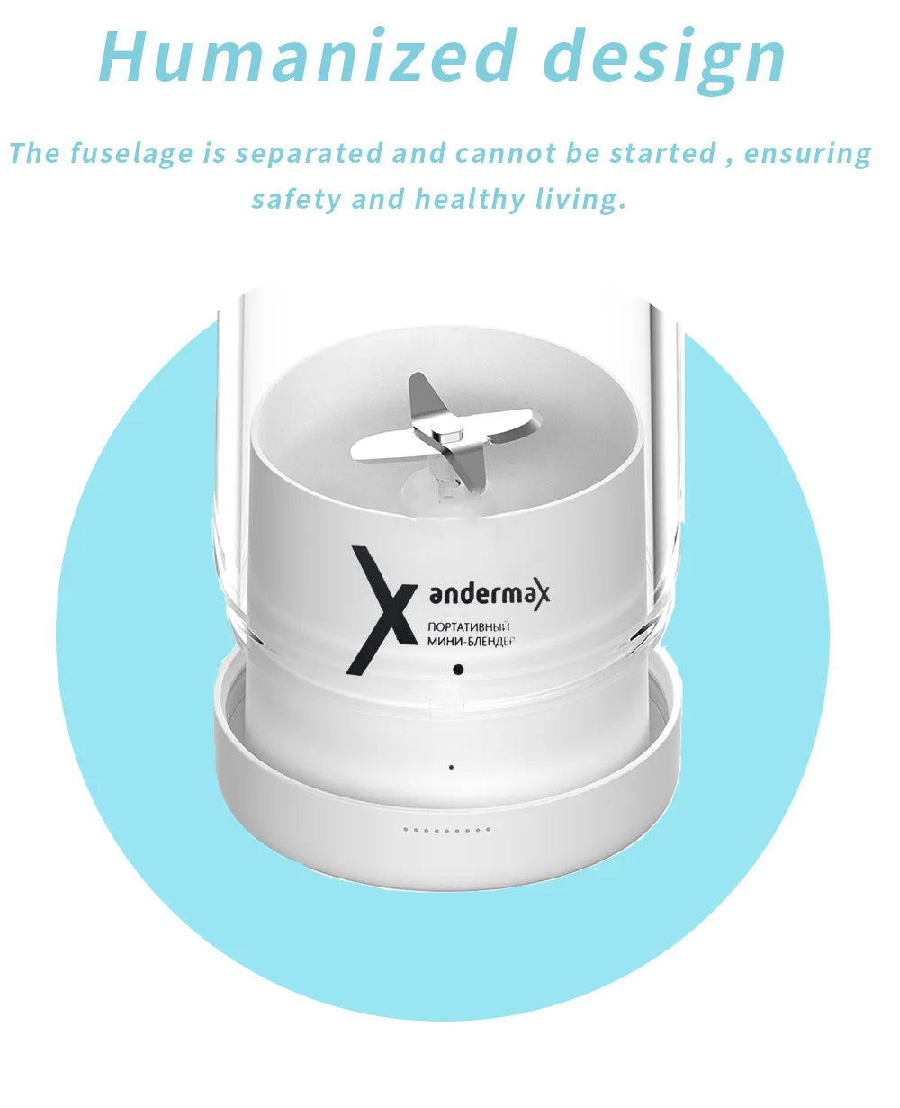 New Mini Portable Blender Electric Juicer Fruit Mixers Fruit Home Smoothies Mixer Multifunctional Juice Maker Machine Blender