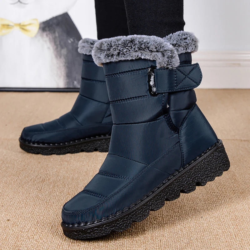 Women's Boots Snow Plus Size Shoes Woman Platform Women Shoes Casual Mid High Boots Platform Winter Girls Boots Botas Mujer