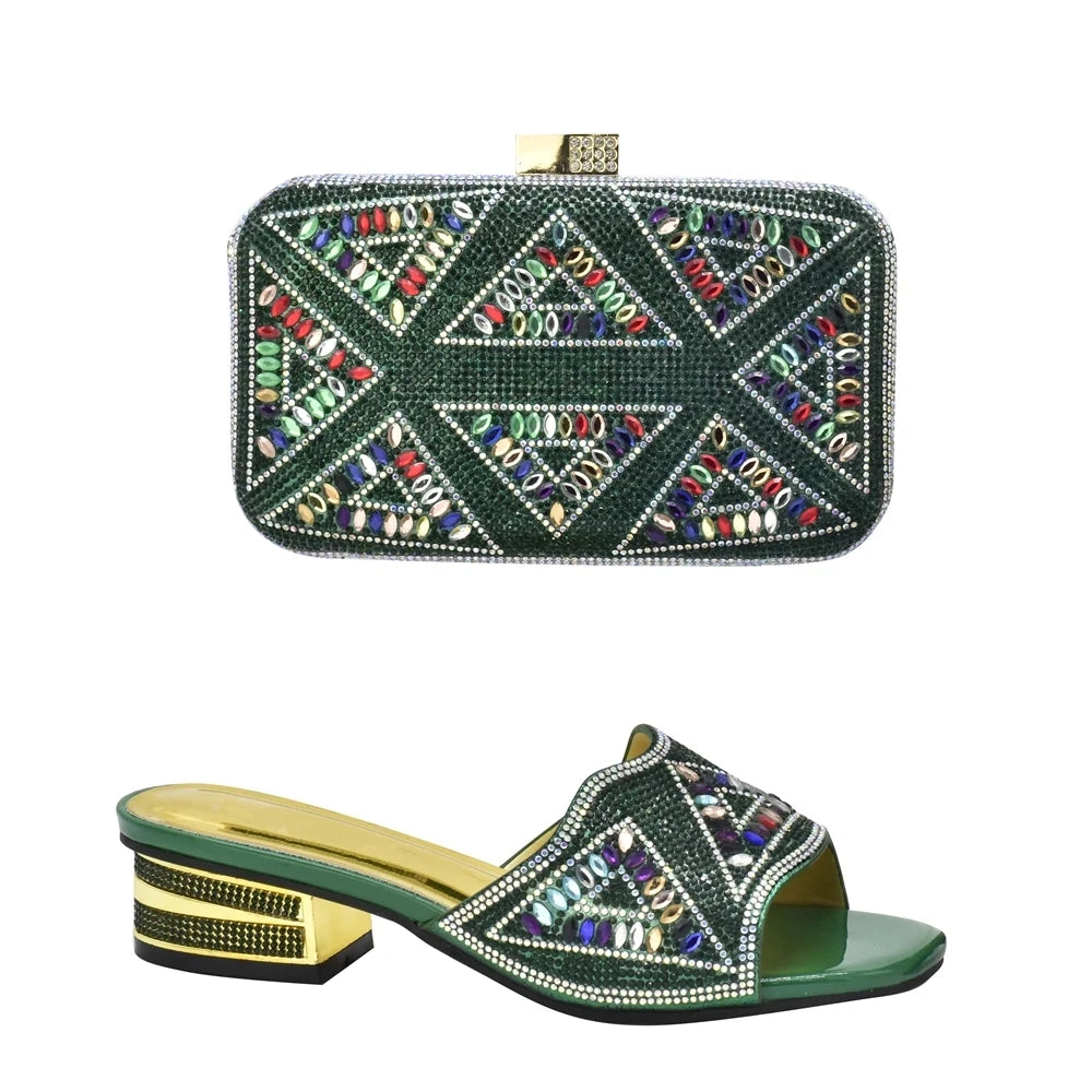 Italian Shoe and Matching Bag for African Wedding with Nice Hand Bag Italian Ladies Shoes and Bags To Match Set