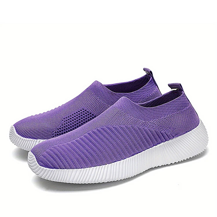 Fashion Casual Shoes 2025 New Women's Sneakers Walking Flat Women Sneakers Slip On Plus Size Ladies Vulcanize Shoes Woman Shoes