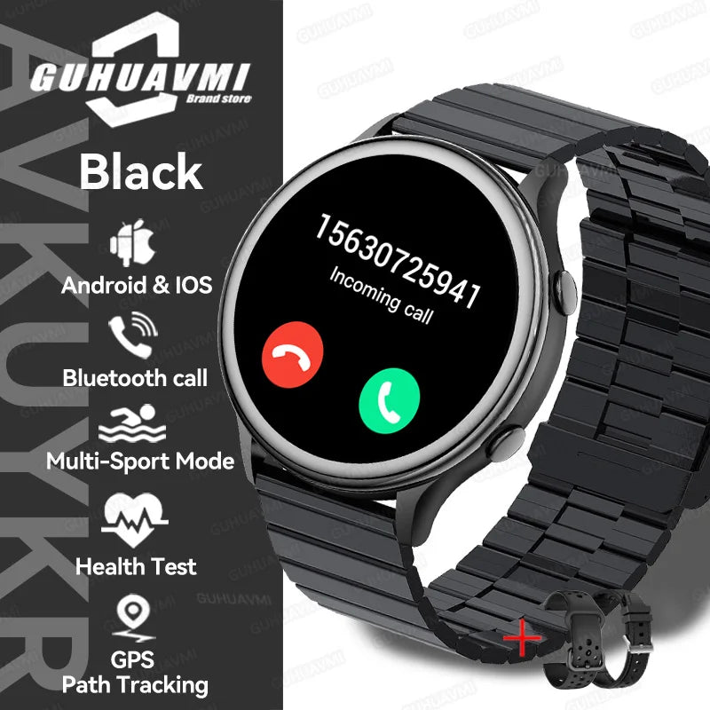 2025 Mini Smart Watch Dames 1,27-inch 360*360 AMOLED HD-scherm IP68 Waterdicht Hartslag Bloedzuurstof Smartwatch - Compatibel met HUAWEI IOS