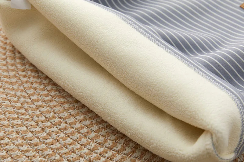 New Winter Kids Undershirts Children Cute Stripe Bottoming Shirt Girls Boys Half High Collar Warm Top 2-10T Unisex