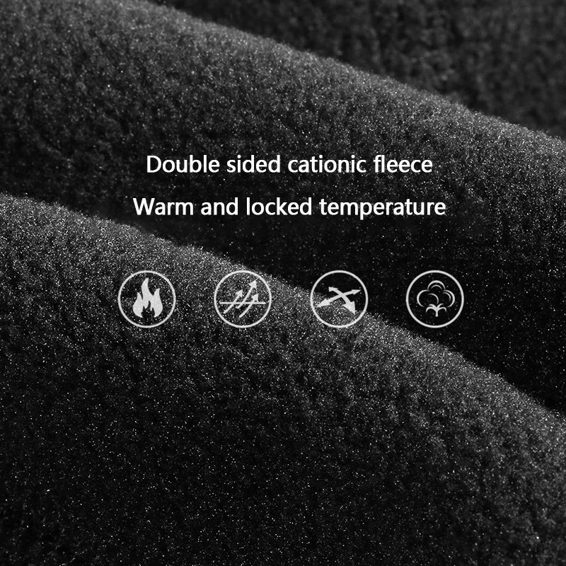 Winter thermische fietsmuts buiten onder MTB helm voering fleece muts sport heren fiets skiën muts hardlopen wandelen met bril