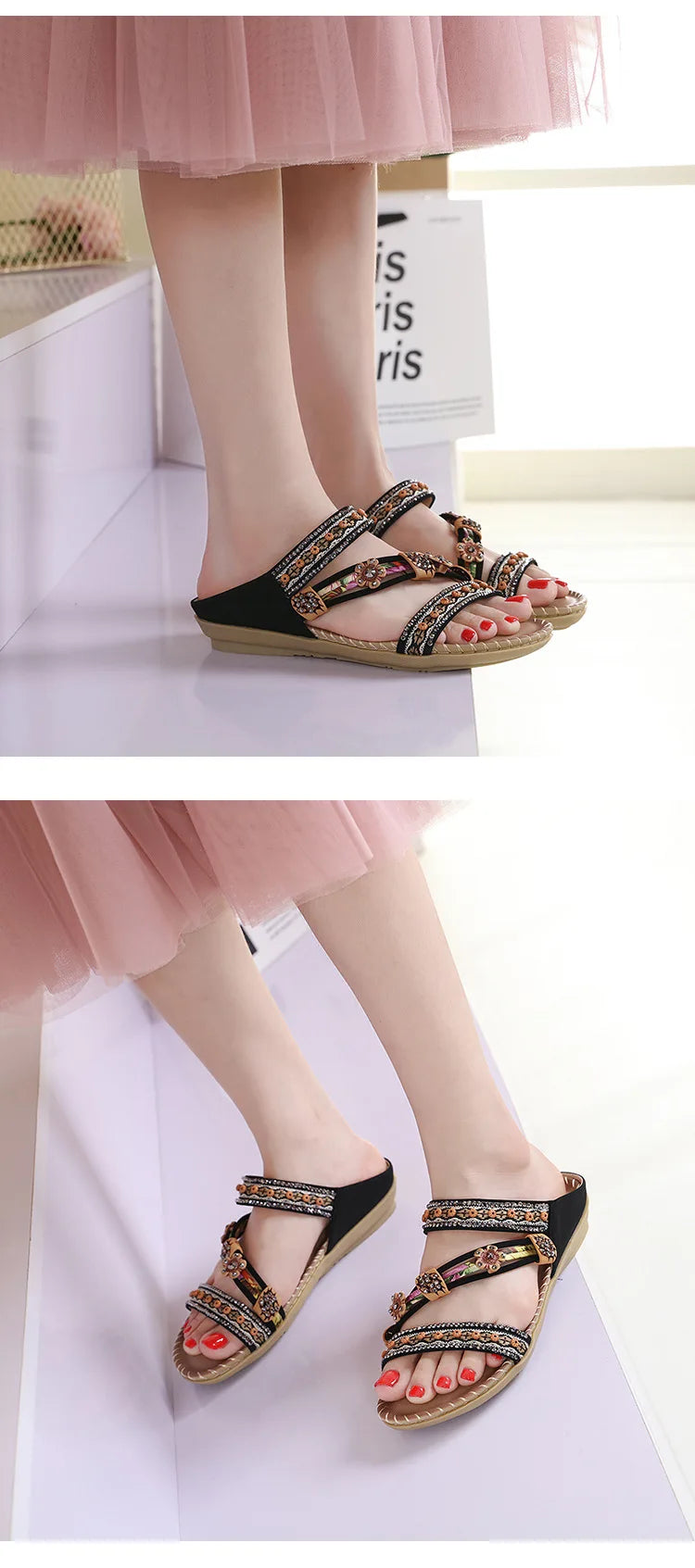 Sandals Shoes Women Fashion Slide Shoes For Women Light Women's Sandals Casual Soft Sandalias Mujer Women's Slippers