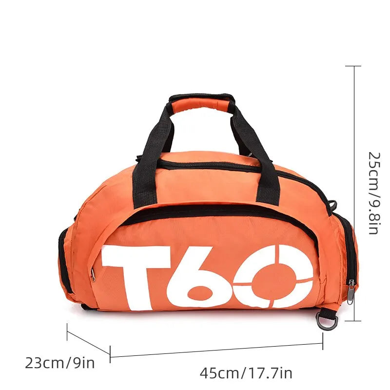 Waterproof Gym And Fitness Bag For Sports Men & Women - Outdoor Portable & Ultralight Large Travel Backpack