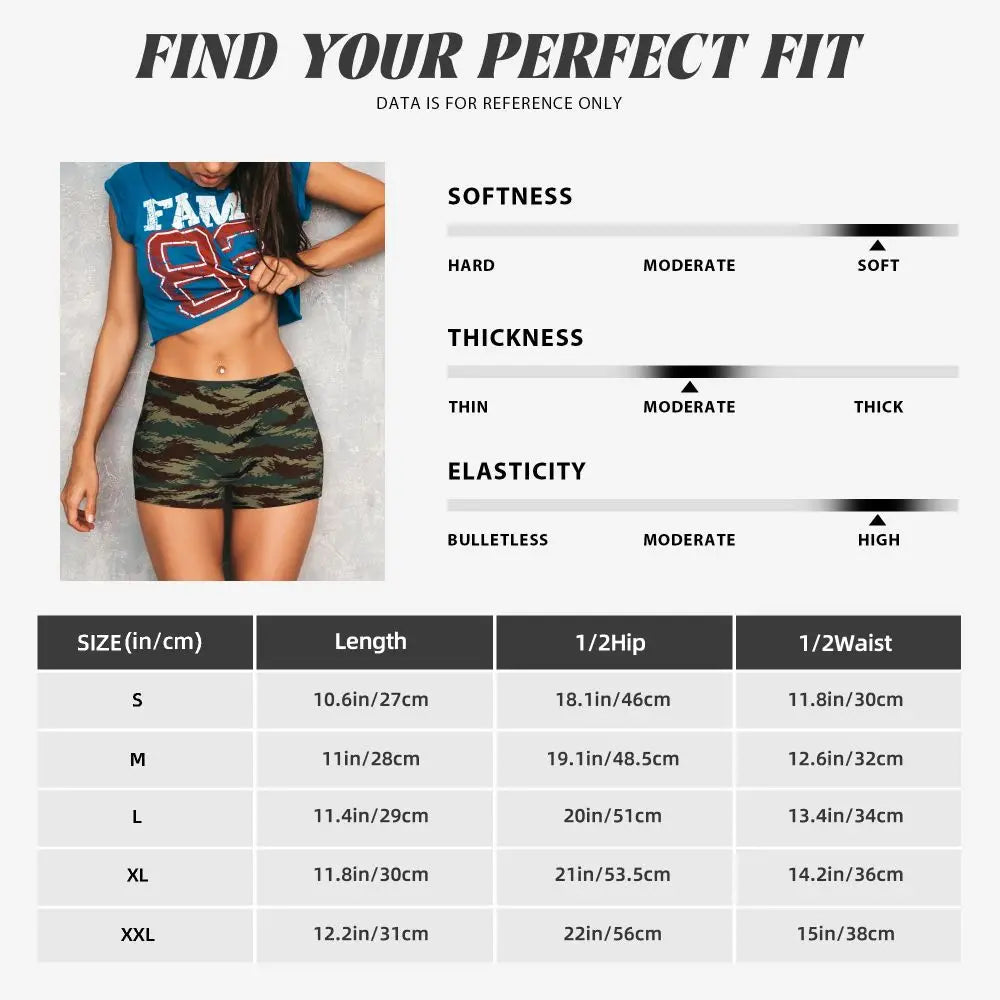 Custom Marpat Camo Workout Volleyball Biker Shorts for Women Woodland Camouflage Gym Yoga Shorts