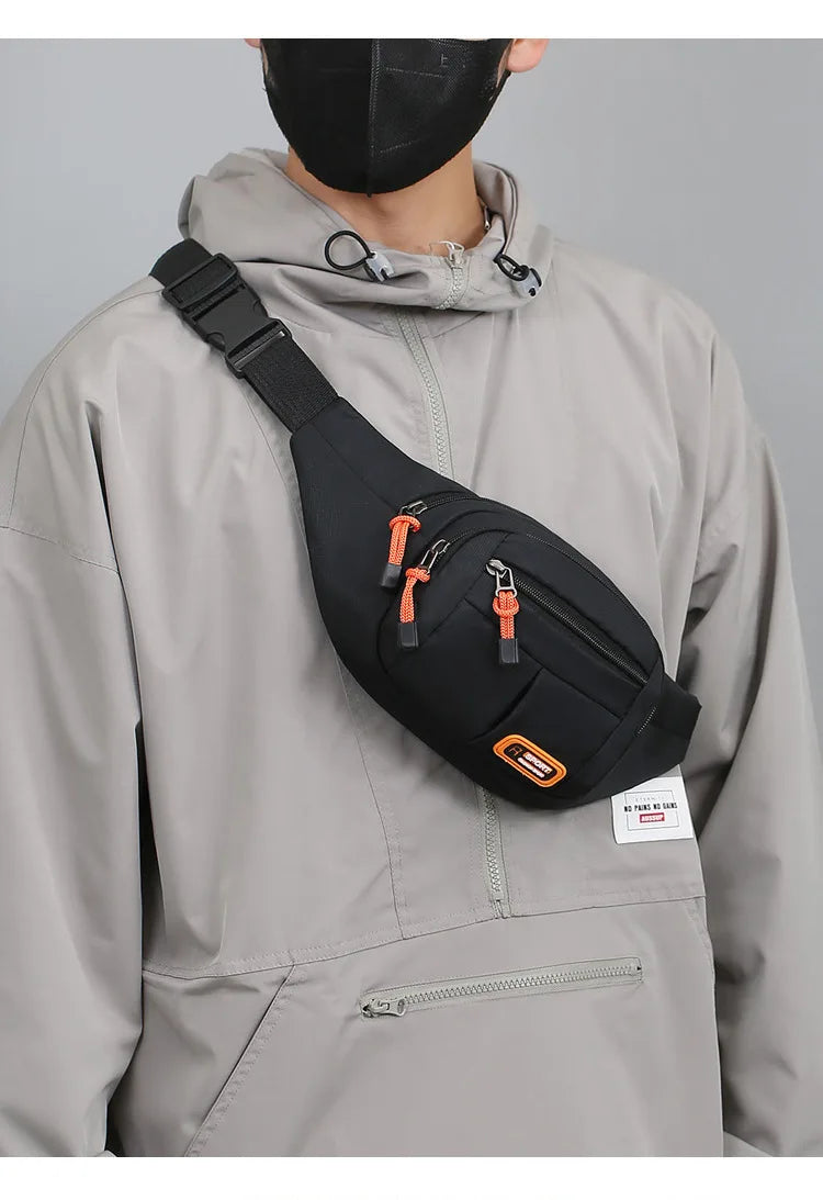 HOMEFISH Waterproof Waist Bag – Large Capacity Unisex Fanny Pack for Travel, Work, Construction & Outdoor Use