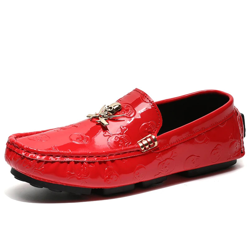 Luxury Style Male Formal Wedding Shoes Slip-on Men Pink Fashionable Casual Moccasins Shoes Big Size 47 48 Adult Party Shoes