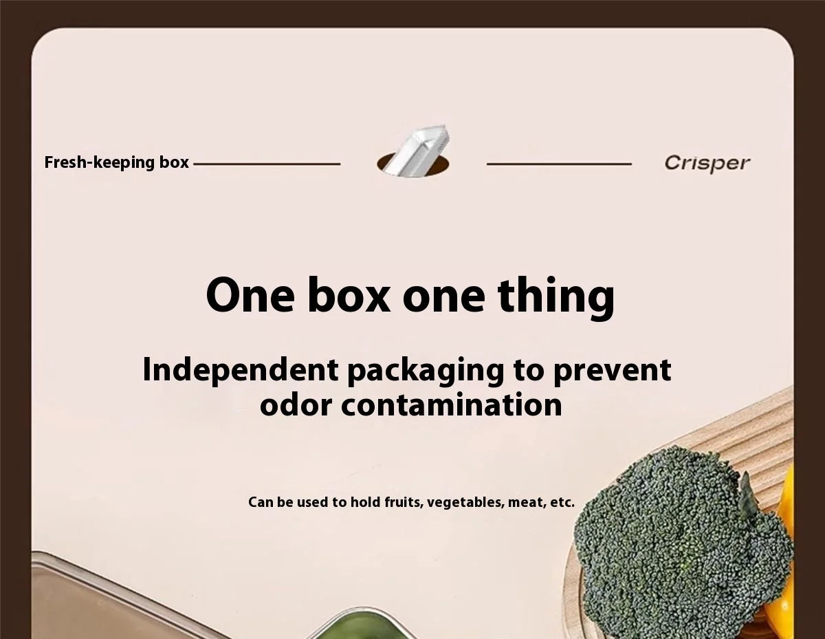 201 Stainless Steel Airtight Dumpling Storage Container with Lid - FoodGrade FreezerSafe Box for Meal Prep & Fridge Organization