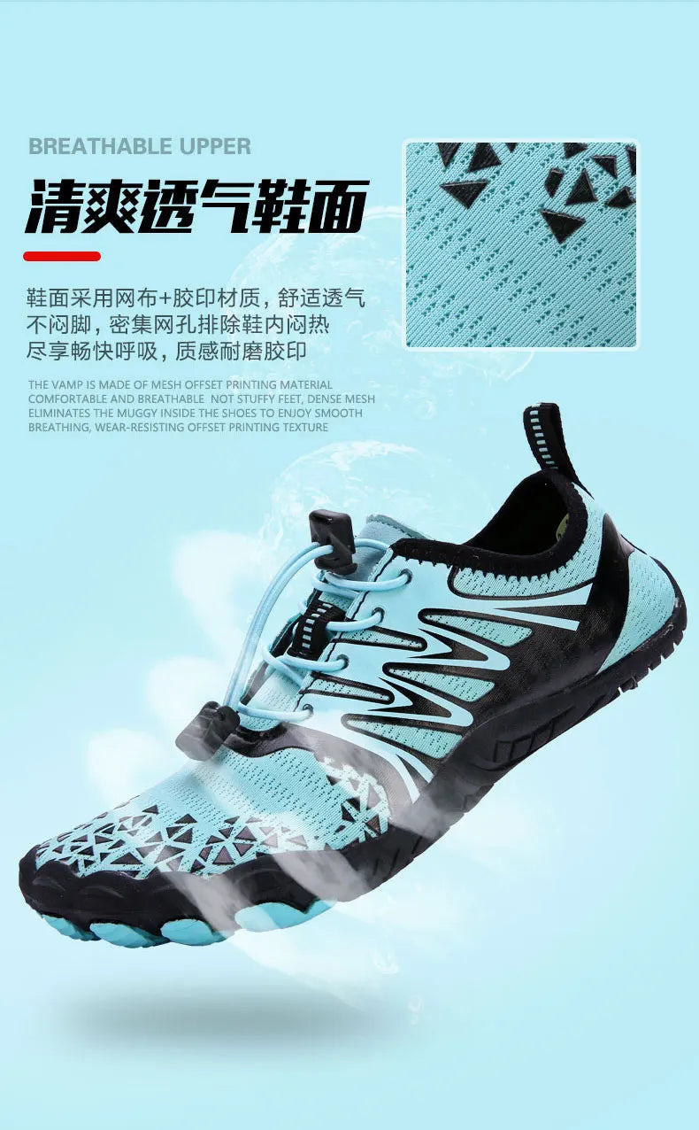 Unisex Quick-Dry Water Shoes – Breathable Aqua Beach & Diving Shoes for Swimming, Hiking & Outdoor Water Sports