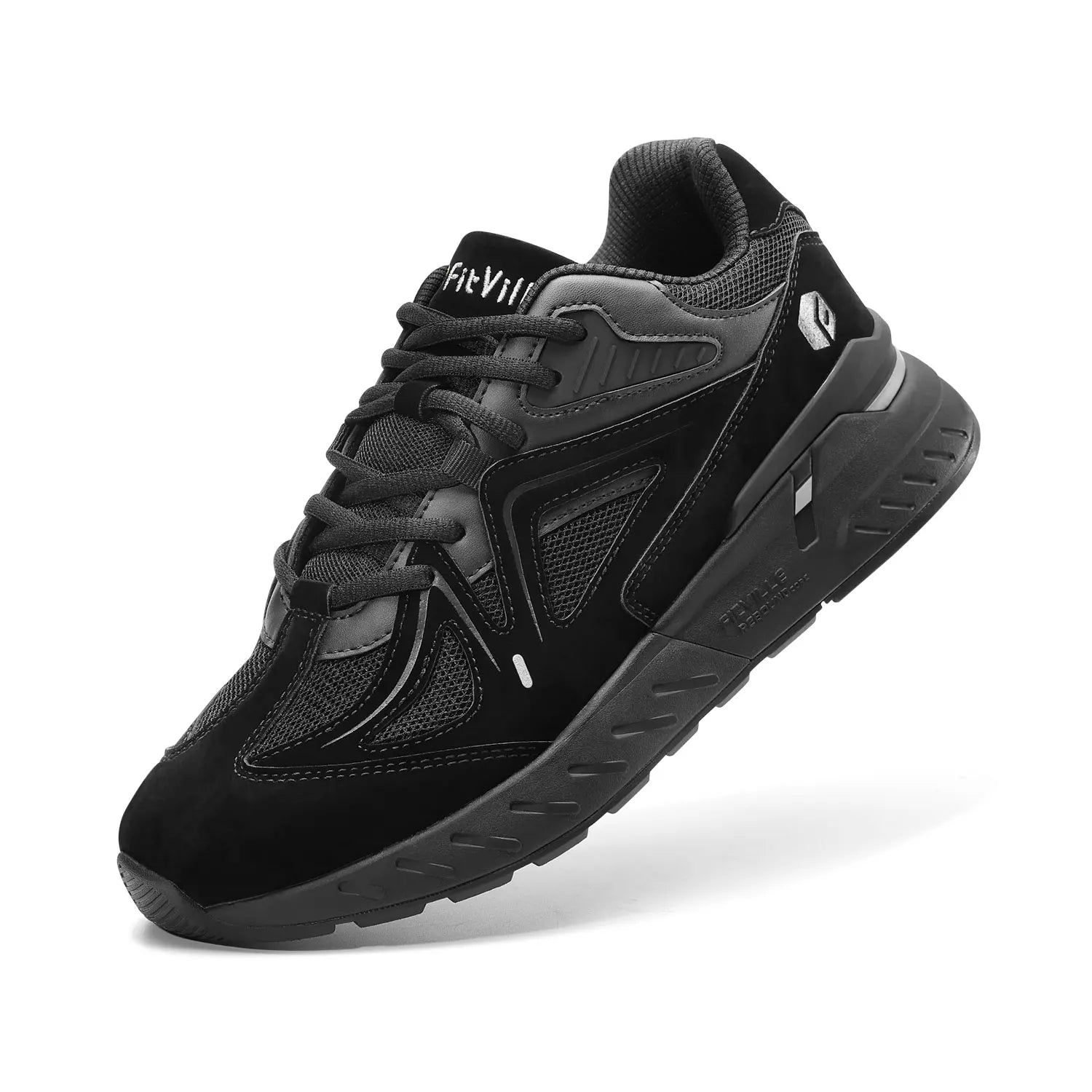 Men's Extra Wide, Lightweight & Non-Slip Running / Walking Shoes - Sneakers For Flat Feet, Arch Fit & Heel Pain Relieve