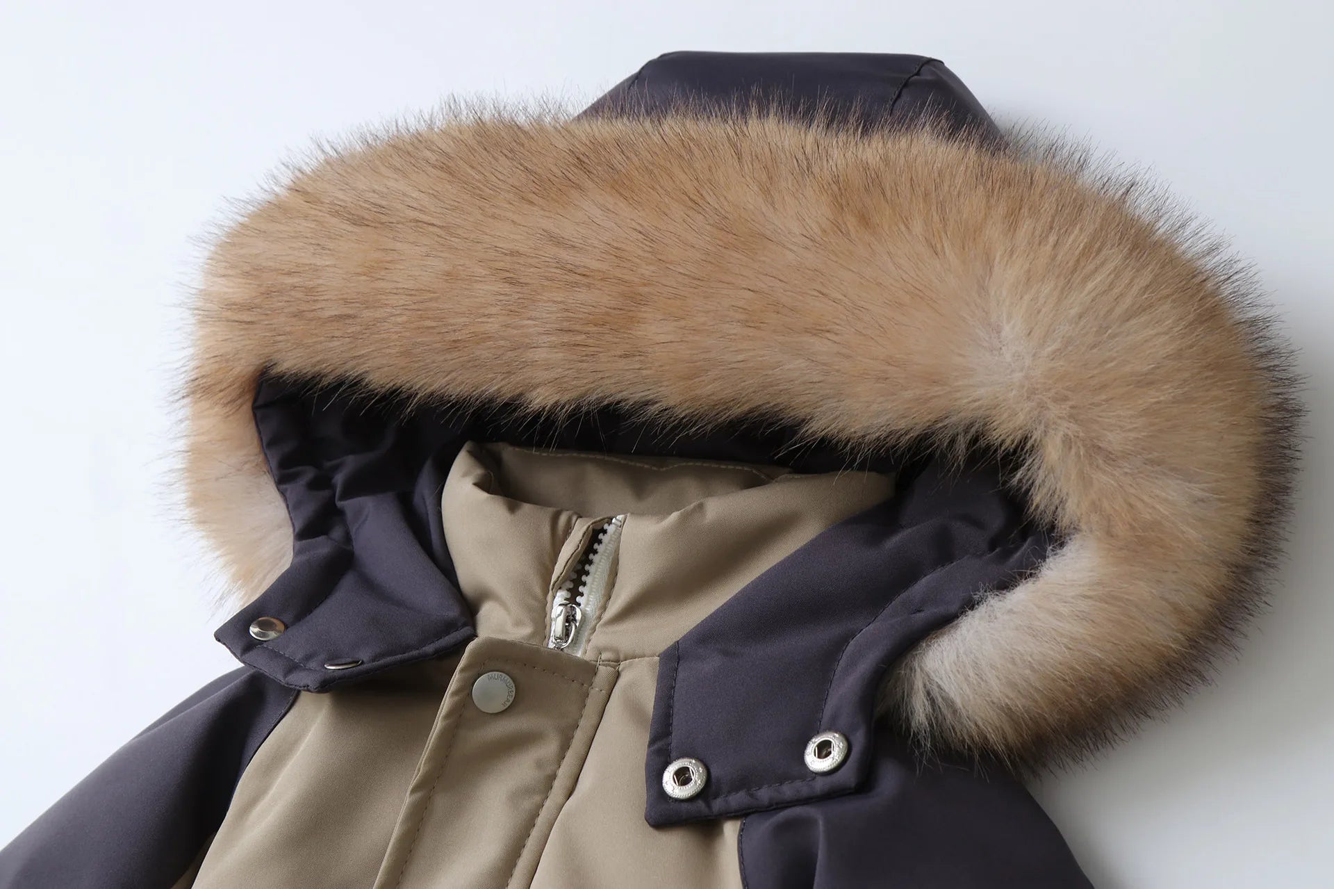 Winter Children's Clothes Snowsuit Boys Fur Lining Overalls Thicken Kids Snowsuit Hooded Ski Suit Girls Warm Jumpsuit 4-6Y Unisex