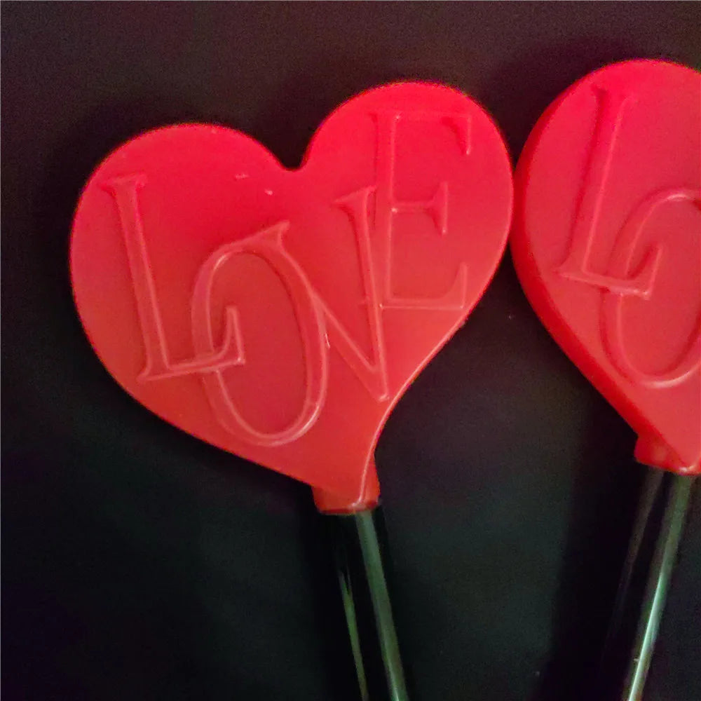 5 stuks/partij Liefde Zonne-buitenverlichting Valentijnsdag Decoratie LED-verlichting Tuindecoraties Padverlichting Grondstoplicht 1006