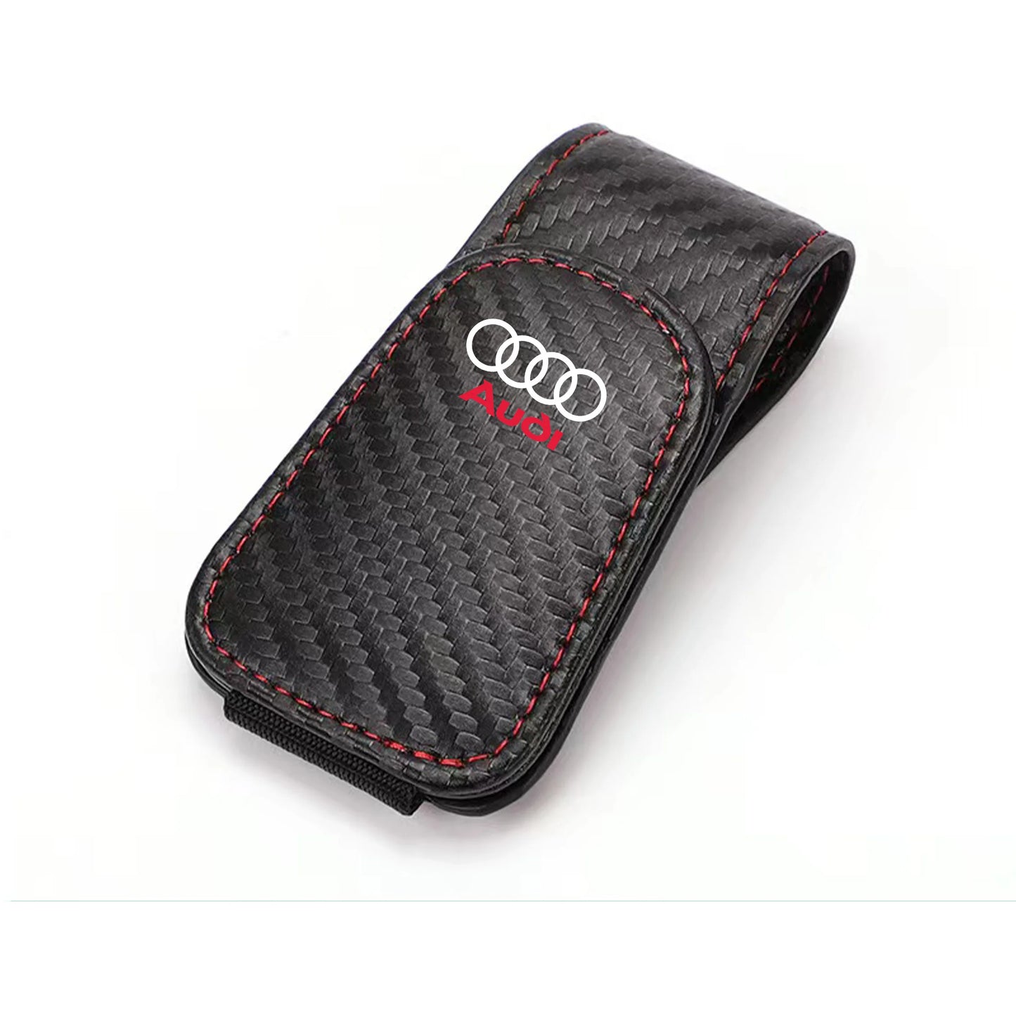 Car Leathers Glasses Clip Sun Visor Sunglasses Card Box For Audi Quattro Sline A3 A4 A6 A5 Q5 A1 Q7 Q3 Q2 Q8 A7 A8 TT S1 SQ5