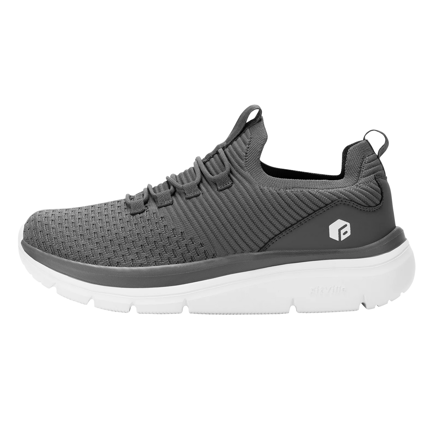 Men's Shoes Slip on Walking Sneakers Lightweight Wide Width for Flat Feet Plantar Fasciitis Heel Pain Relief