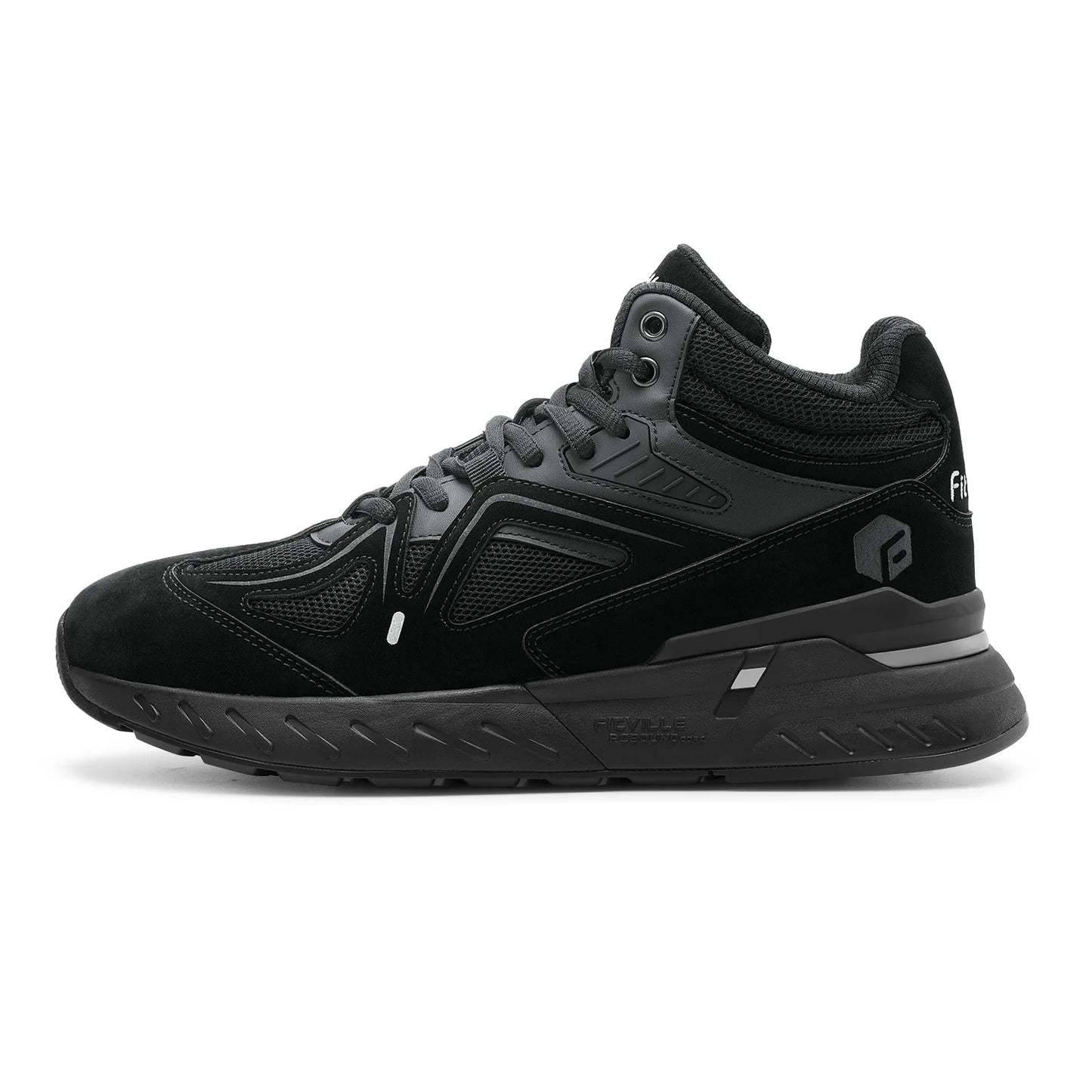 Men's High-Top Basketball Shoes Widened Lightweight Casual Sneakers Breathable For Swollen Feet Pain Relieve