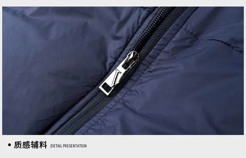 Men's Top Grade Designer Brand Parka Jacket, Casual Fashion Hooded Cropped Windbreaker, and Quilted Puffer Male Coats