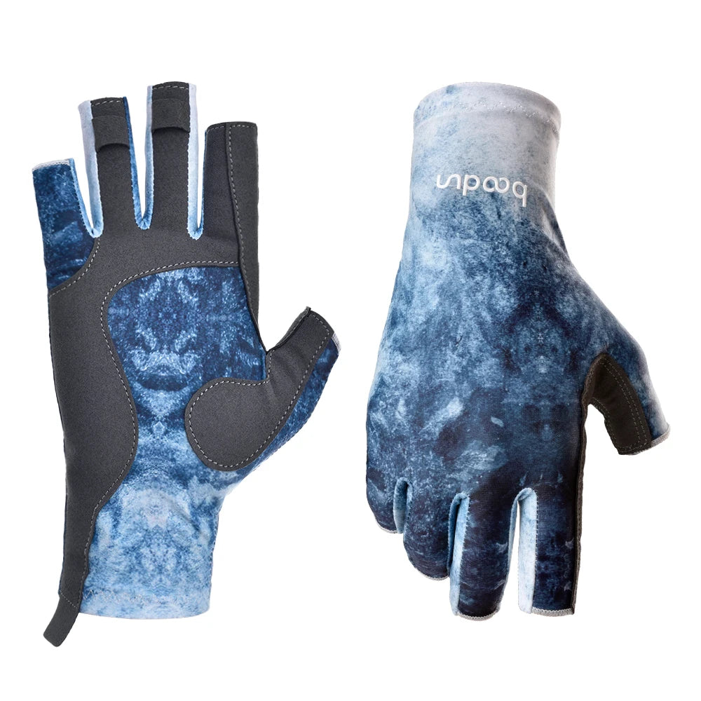 Fingerless Fishing Gloves are designed for Men and Women Fishing, Boating, Kayaking, Hiking, Running, Cycling P111439