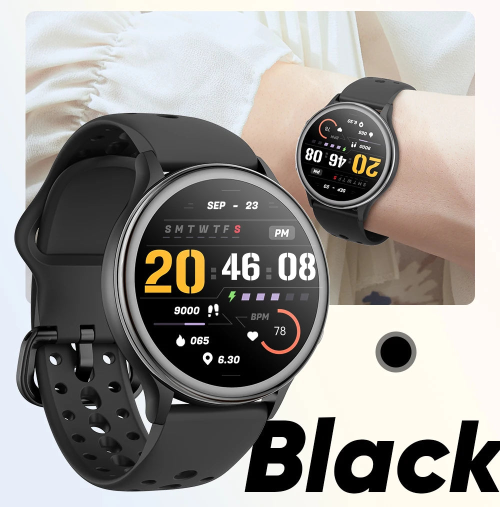 2025 Mini Smart Watch Dames 1,27-inch 360*360 AMOLED HD-scherm IP68 Waterdicht Hartslag Bloedzuurstof Smartwatch - Compatibel met HUAWEI IOS