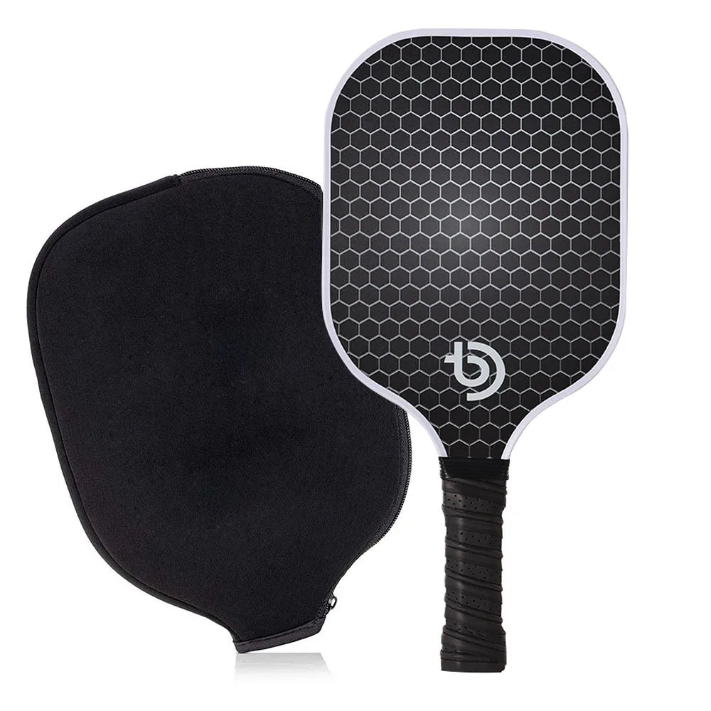 Pickleball Paddles, Honeycomb Core 4 Balls With Portable Racquet Cover Carrying Bag - USAPA Approved Set Rackets
