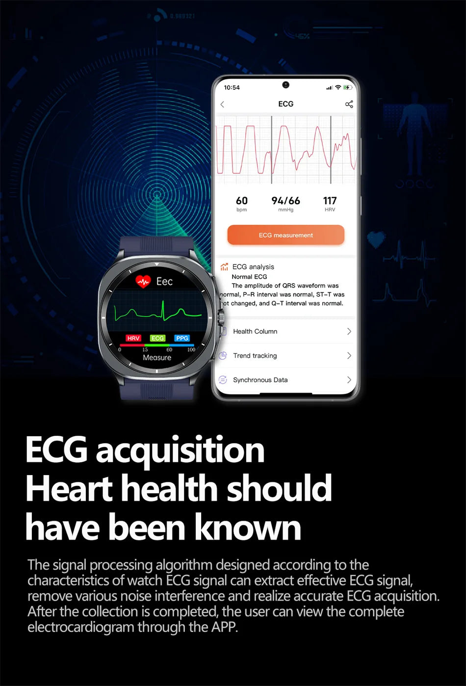 2025 Health track Smartwatch Air Pump Airbag True Blood Pressure Health Measure Smart Watch Men Women Blood oxygen BT Call