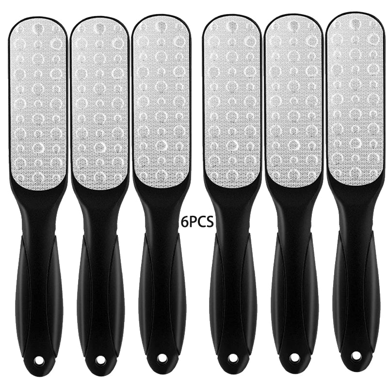 High-Quality 304 Stainless Steel Foot File Double Sided Callus Remover For Dead Skin Professional Pedicure Tools Callous Scraper