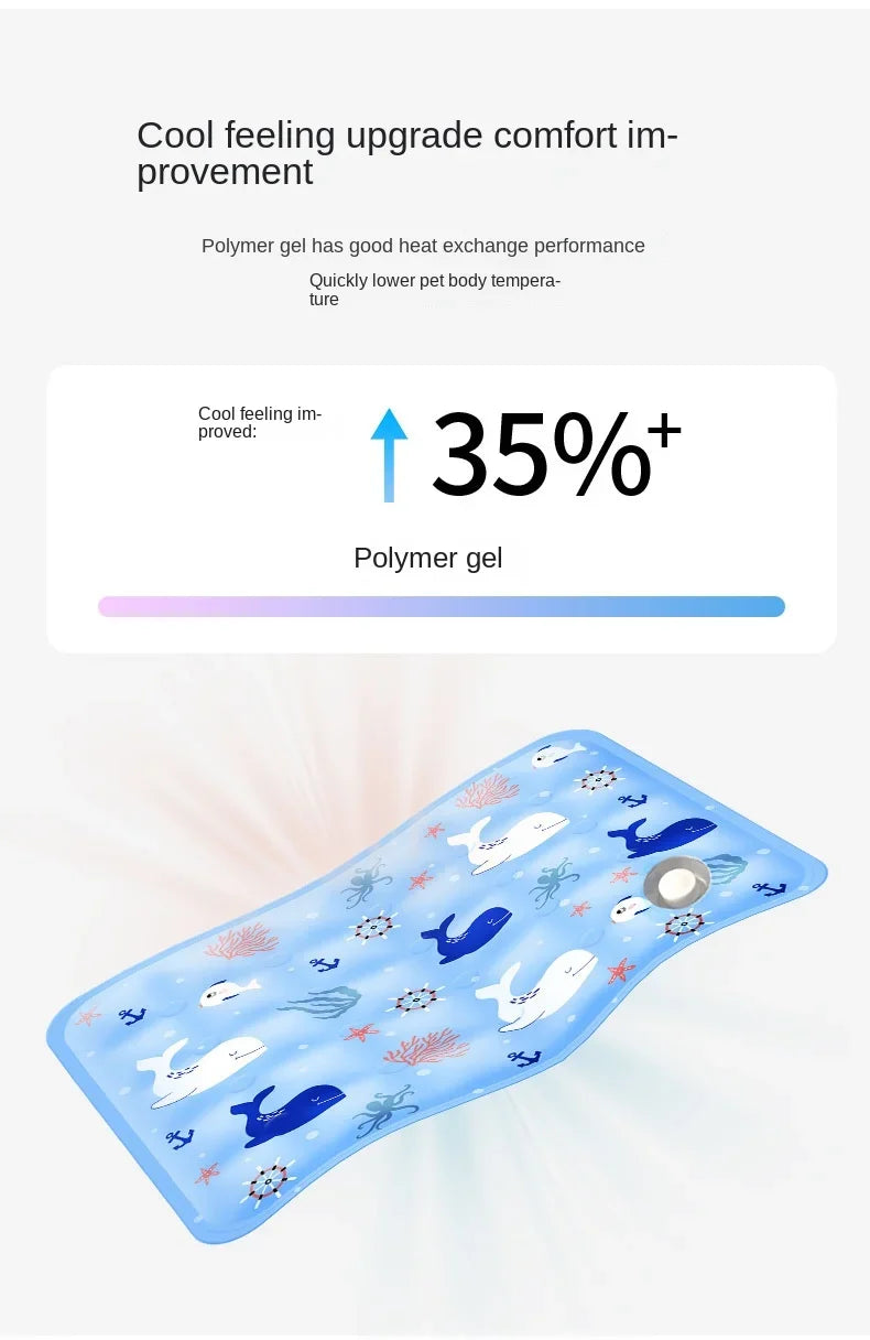 Dog Cooling Mat Summer Pet Cold Bed Extra Large For Small Big Dogs Pet Accessories Cat Durable Blanket Sofa Cat Ice Pad Blanket