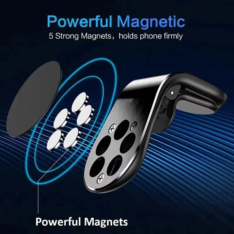 1Pcs Magnetic Car Phone Holder Metal Stand Accessories For Audi A6 C5 C6 C7 C8 A4 B5 B6 B7 B8 B9 S3 S4 S5 Q3 8U Q5 8R Q7 Q8 TT