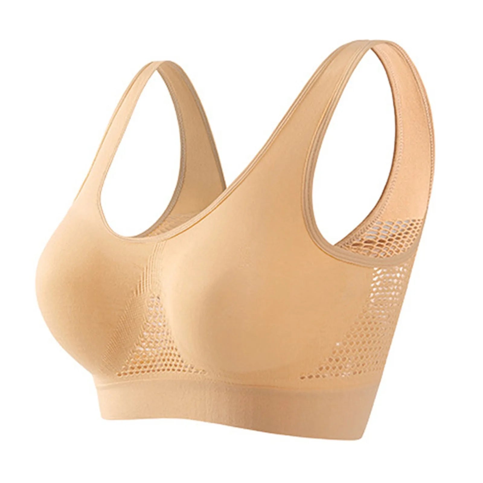 Women’s High Support Sports Bra – Shockproof Beauty Back Yoga & Running Fitness Vest with Soft Anti-Sagging Support