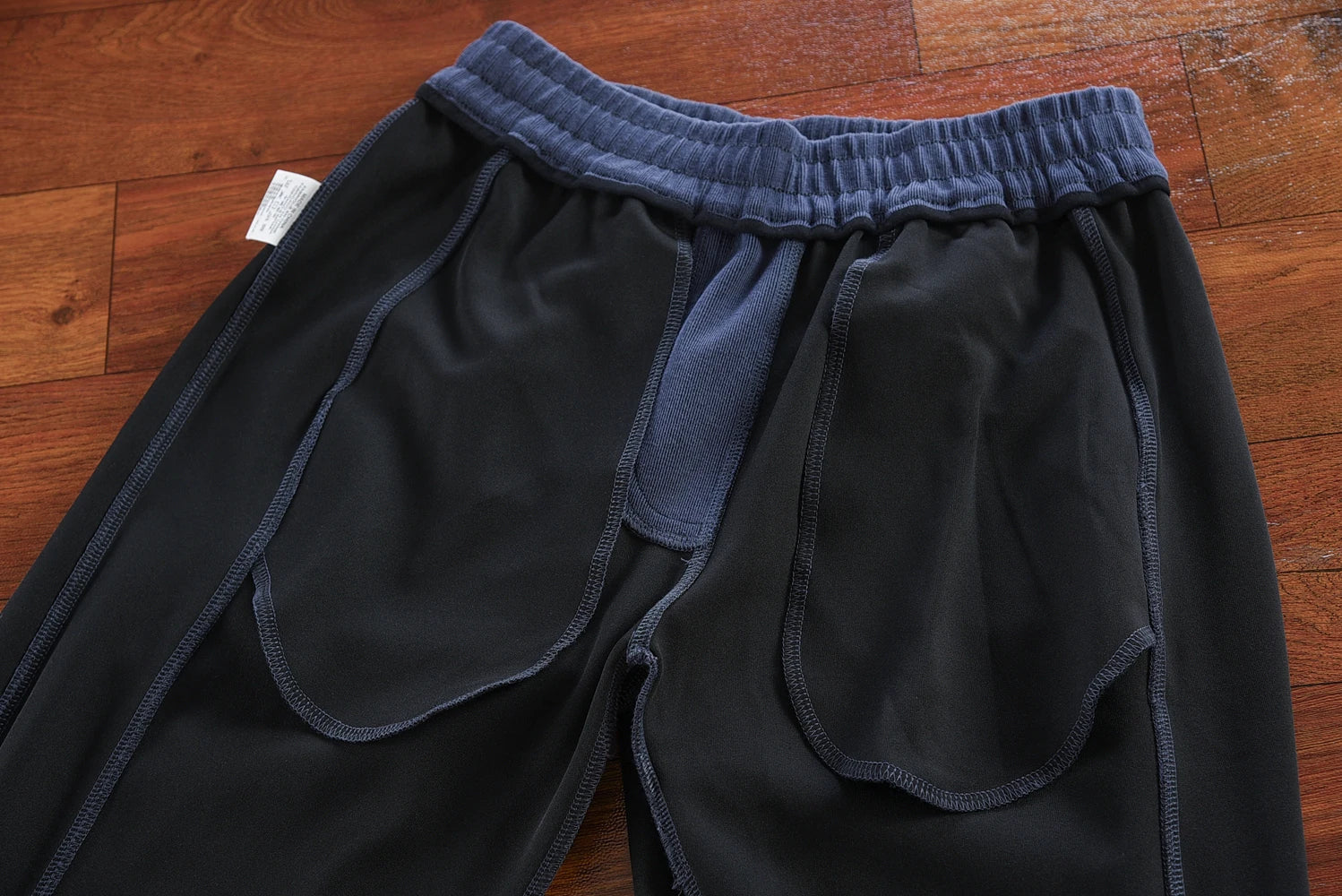 Herfst Nieuwe Amerikaanse Retro Dikke Effen Kleur Gebreide Joggingbroek Heren Eenvoudige Elastische Taille Trekkoord Sport Casual Losse Broek