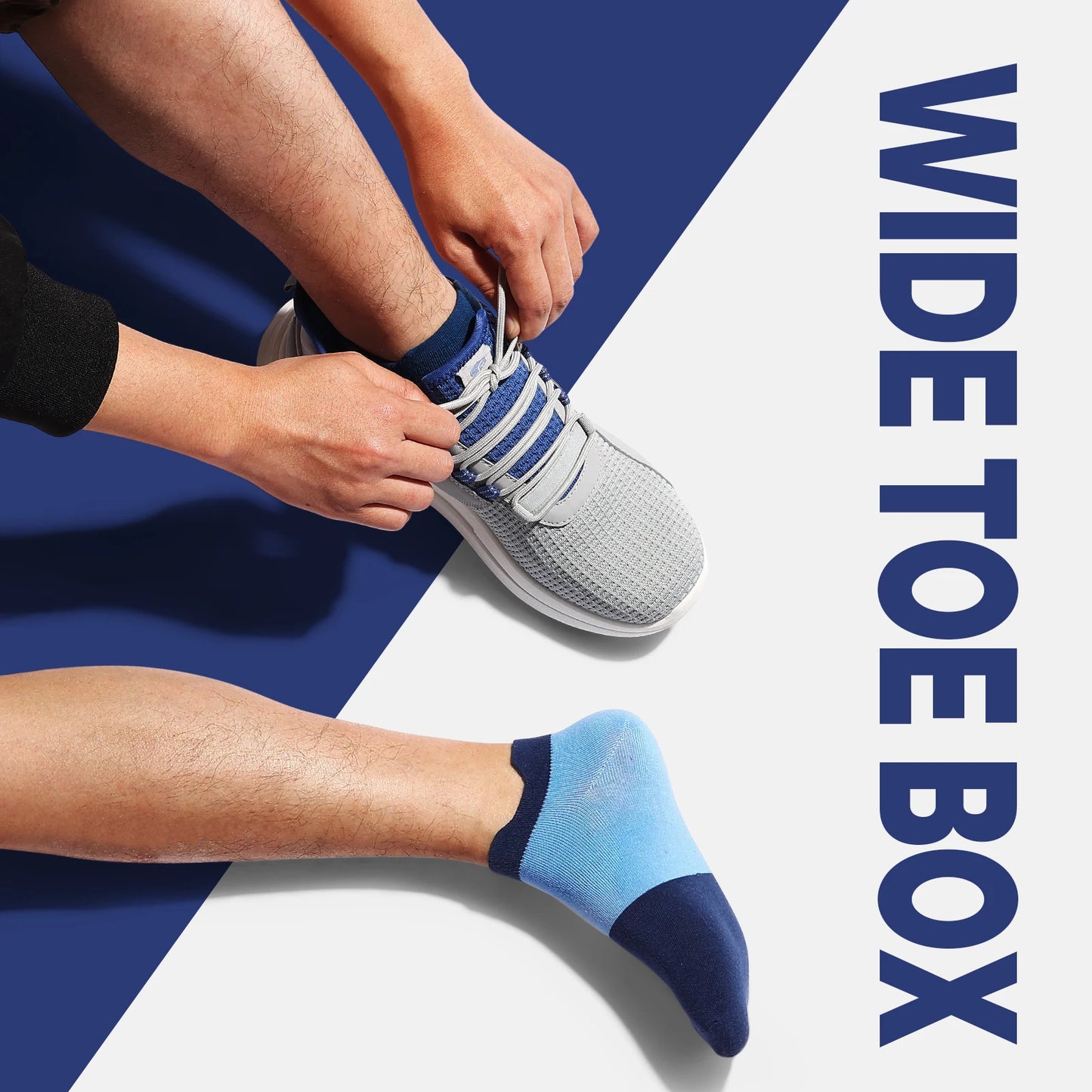 Men‘s Shoes Extra Wide Lightweight for Swollen Feet Orthopaedic Foot Pain Relief Road Running & Walking Sneakers
