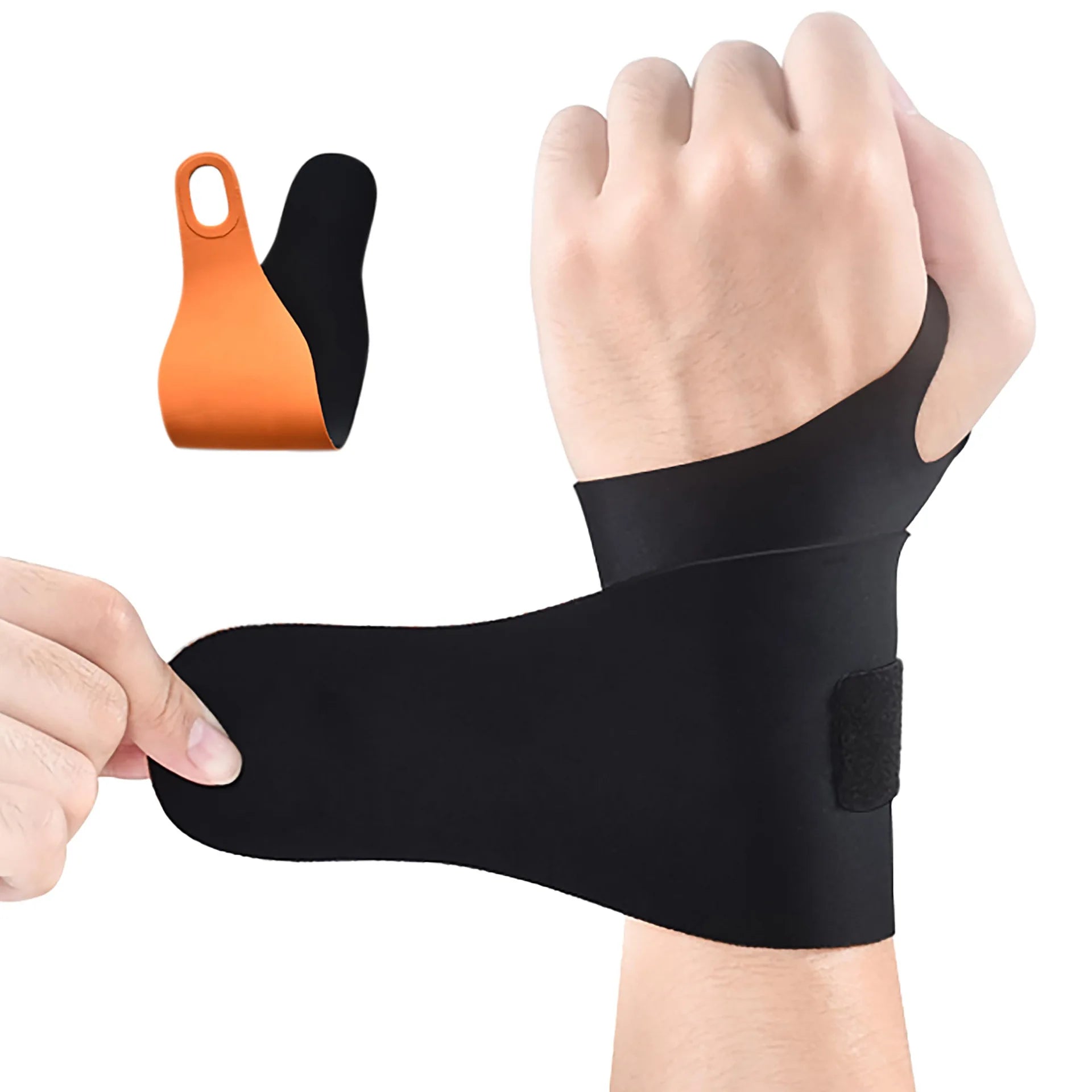 Protective Wrist Guard With Tendon Sheath And Joint Anti Sprain Feature - Hand Strap For Basketball, Tennis, Badminton & Other Fitness Sports