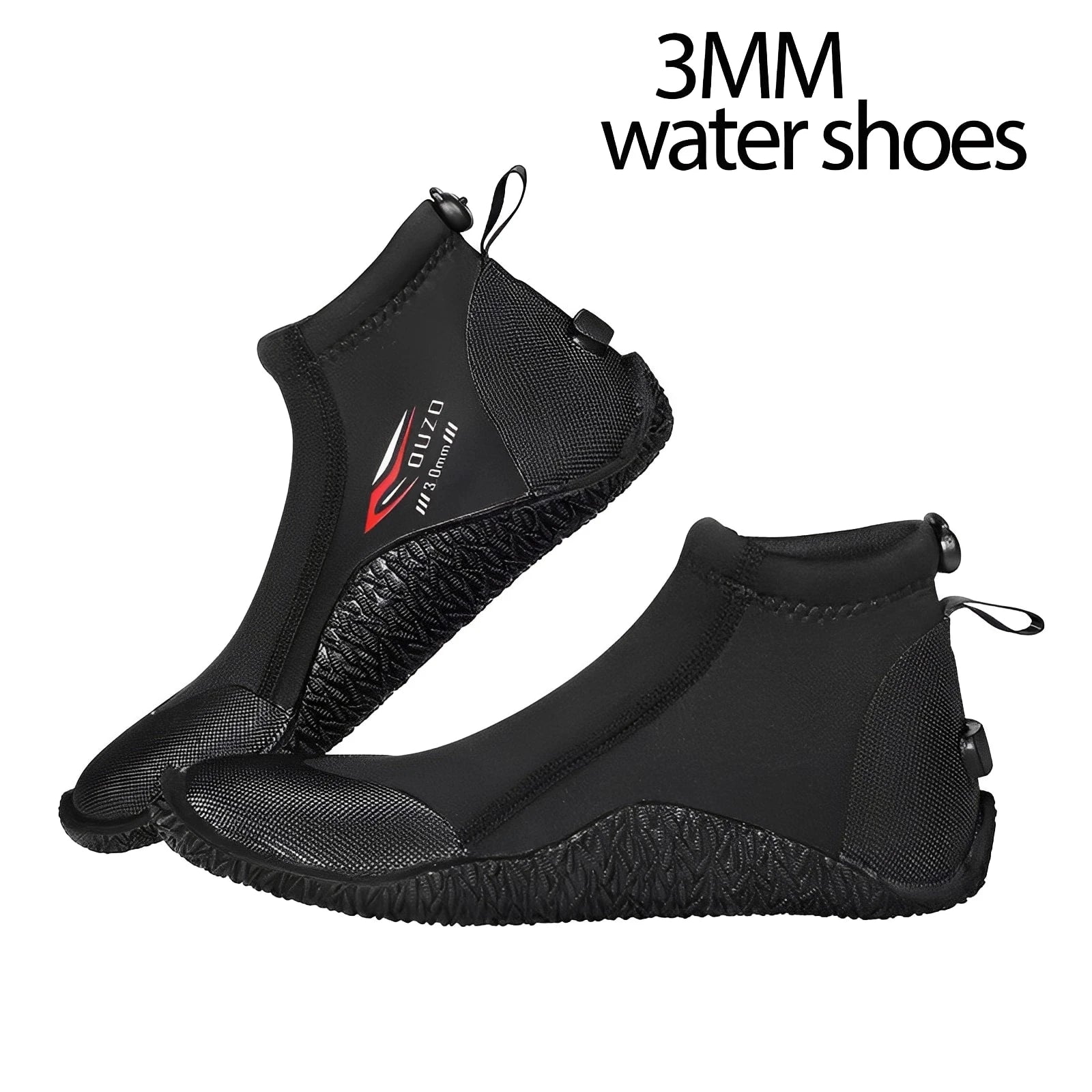 3mm Neoprene Diving Shoes – Anti-Slip Water Boots for Snorkeling, Surfing, Fishing & Beach Sports