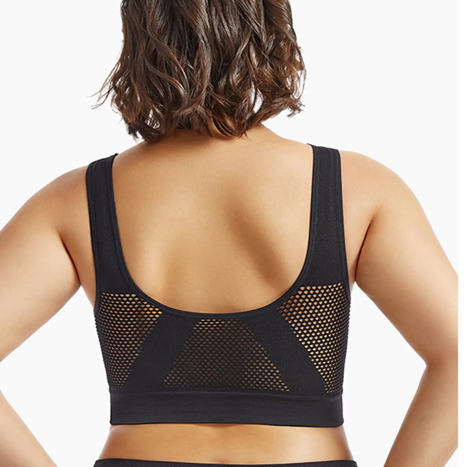 Women’s High Support Sports Bra – Shockproof Beauty Back Yoga & Running Fitness Vest with Soft Anti-Sagging Support