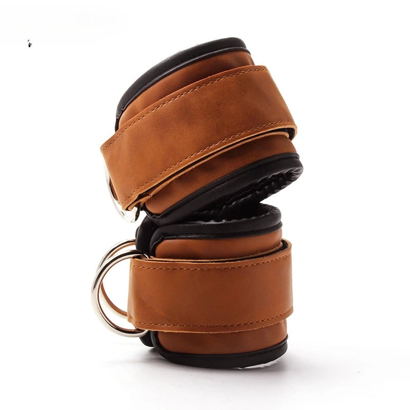 1PC Fitness Ankle Straps With Adjustable D-Ring Support Cuffs For Gym And Leg Exercises - Training Workouts, Guard Safety Abductors For Sports