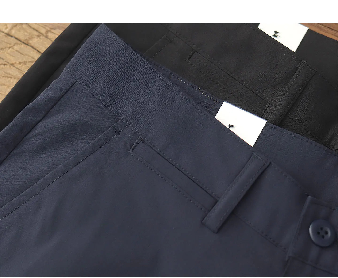 2025 Zomer Nieuwe Amerikaanse Retro Dunne Sneldrogende Chino Broek Voor Heren Eenvoudige Koele Casual Zakelijke Rechte Broek