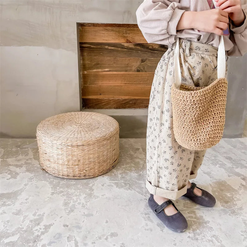 Autumn Kids Pants Floral Girls Boys Trousers Children's Clothes 12M-6T Unisex