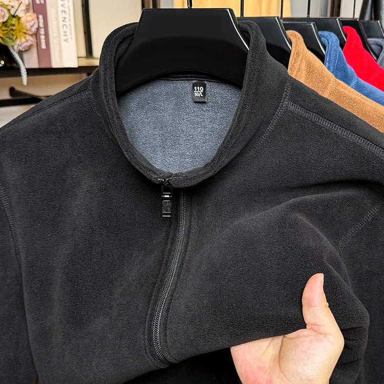 Men's Winter Premium Fleece Jacket - Soft & Warm Top-Ranked Male Essential Casual Top