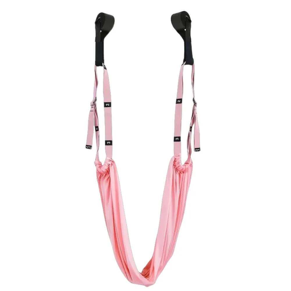 Yoga Strap Stretch Band, Elastic Fitness Rope, and Universal Back & Leg Belt For Home Backbend & Handstand Inversion Training Hammock