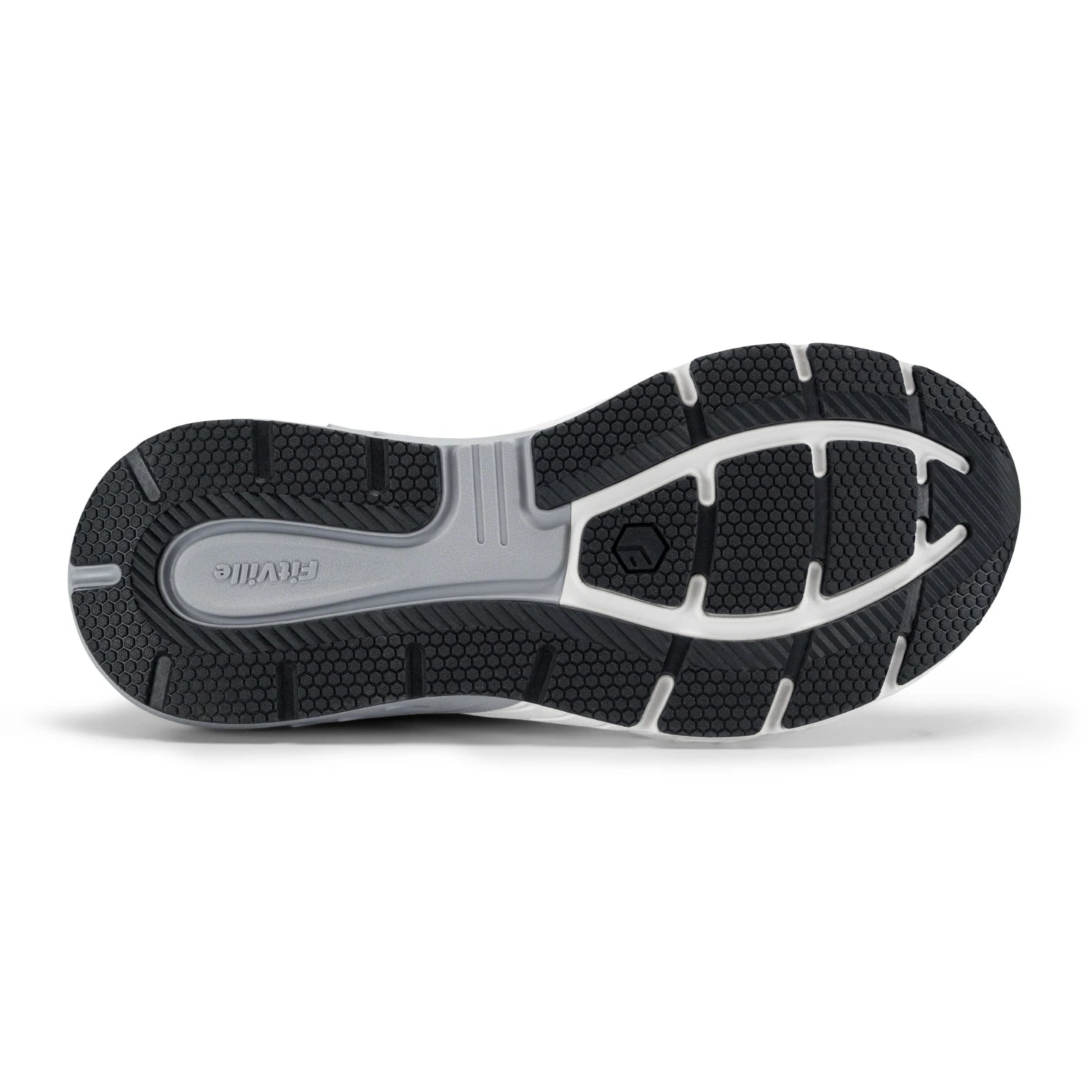 Hardloopschoenen voor heren, brede sneakers met ondersteuning van de voetboog voor platvoeten, verlichting van hielpijn en plantaire fasciitis