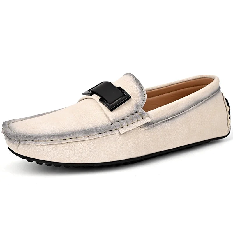 New Large Size 47 48 49 Casual Loafers for Men Yellow Grey Mens Popular Moccasin Fashion Italian Youth Driver Driving Shoes