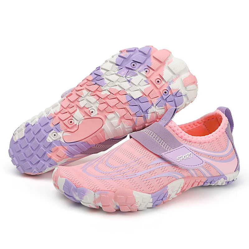 Kids Barefoot Water Shoes for Children Breathable Quickdrying Athletic Sneakers Ideal for Beach Non-slip for Fit Wide Feet